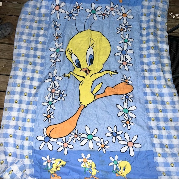 Vintage Tweety Bird Twin Size Comforter - Picture 1 of 2